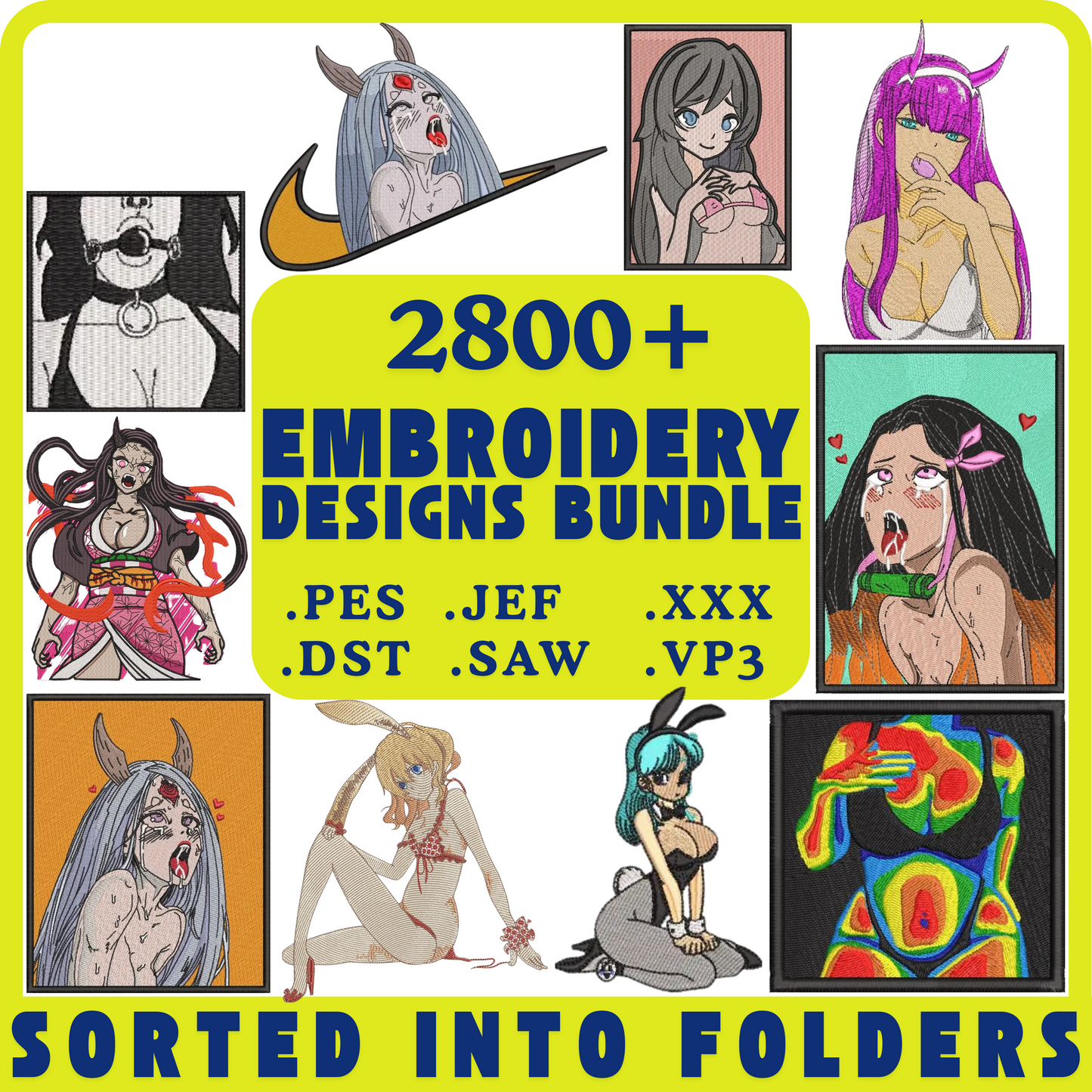 Emroidery designs bundle 2800+