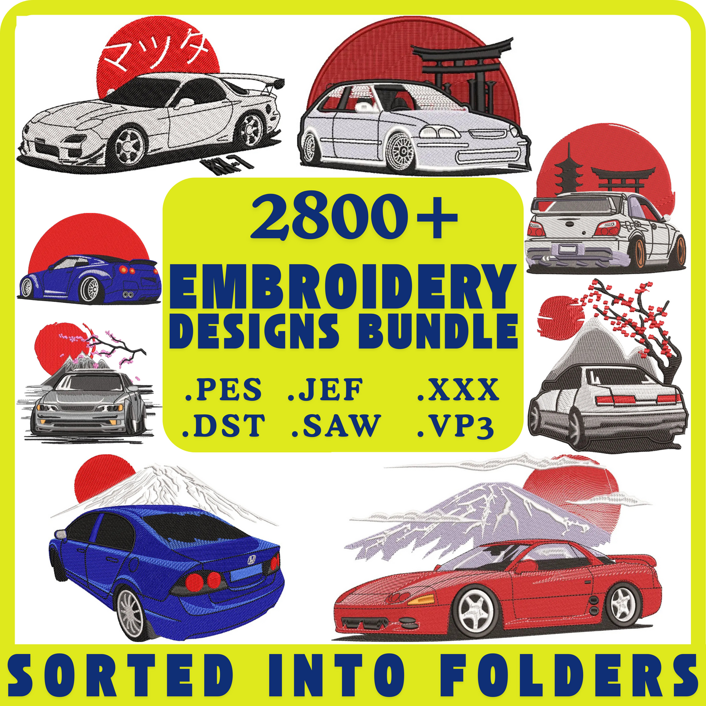 Emroidery designs bundle 2800+